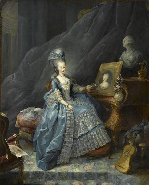 Jean Baptiste Gautier Dagoty Maria Theresia von Savoyen Norge oil painting art